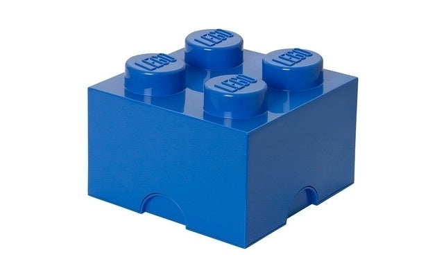 4003 LEGO Storage Brick 4 - Blue (Box Damage)