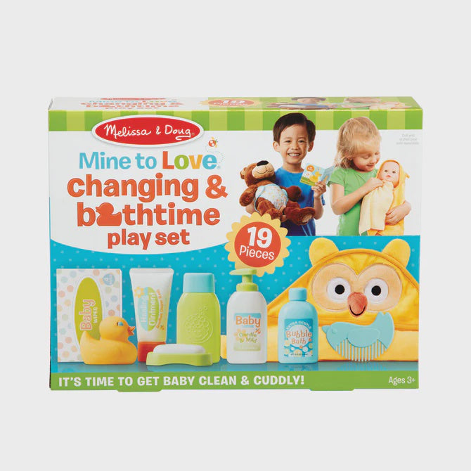 31703 Melissa & Doug Changing & Bathtime Play Set