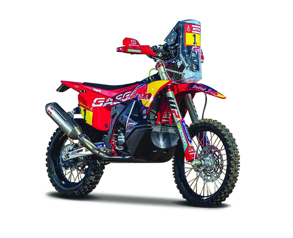 Bburago 1/18 GasGas RX450F Team Red Bull Racing - Dakar 2023 (12cm Long)