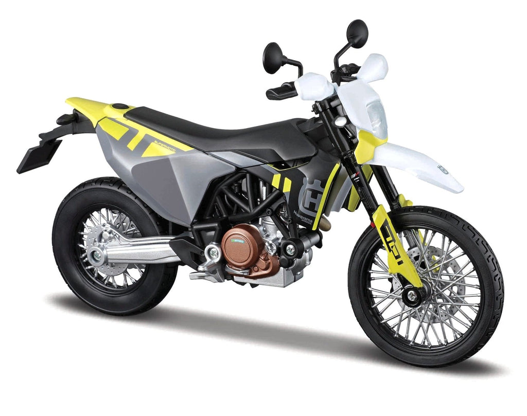 Maisto 1/12 Husqvarna 701 Supermoto Motorcycle 2023 (18cm Long)