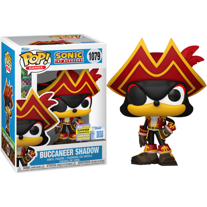 1079 Funko POP! Sonic the Hedgehog - Buccaneer Shadow Pop! Vinyl Figure (2025 Summer Convention Exclusive)