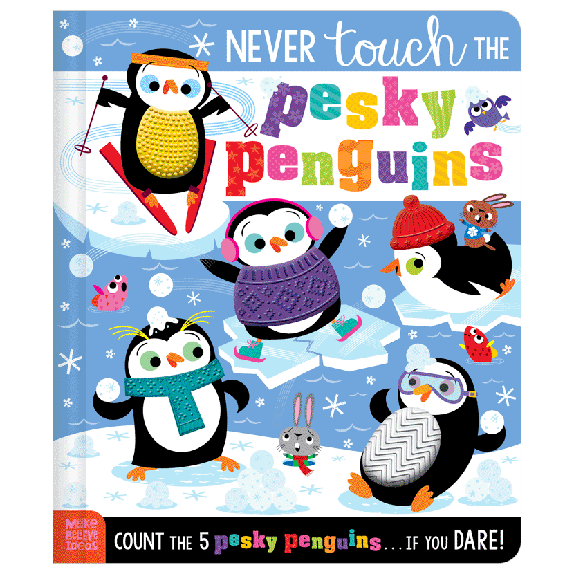 Book 5 Faces Board: Never Touch the Pesky Penguins