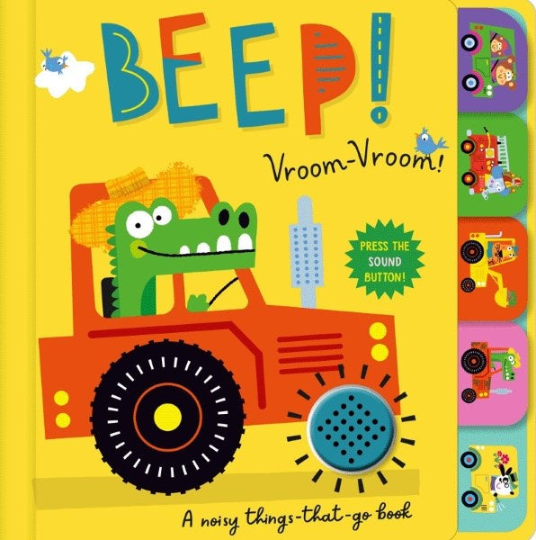 Book One Button Sound: Beep! Vroom-Vroom!