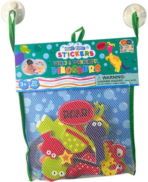 Bath Time Stickers: Weird and Wonderful Dinosaurs