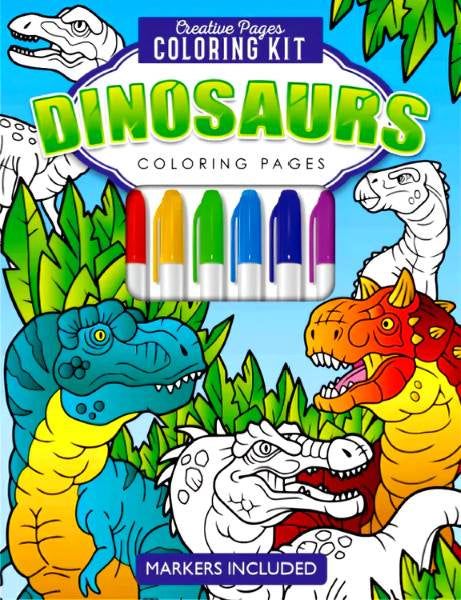 Book Creative Pages - Dinosaurs