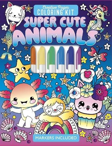 Book Creative Pages - Super Cute Animals