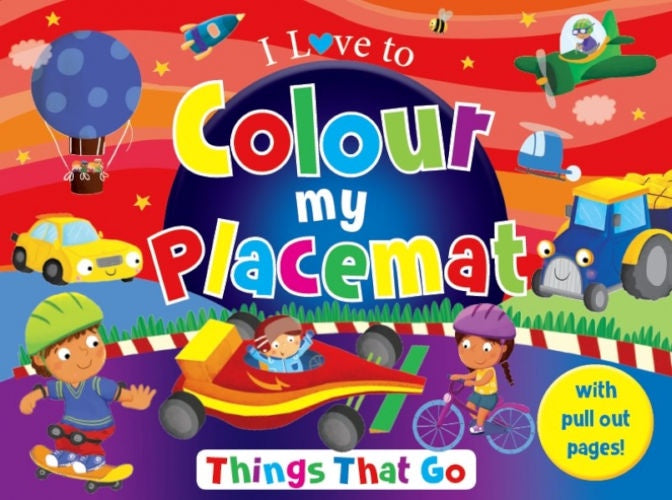 Book Colour My Placemat: Things That Go