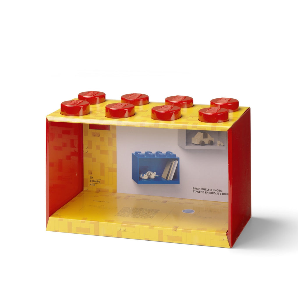 4115 LEGO Brick Shelf 8 Knob - Red