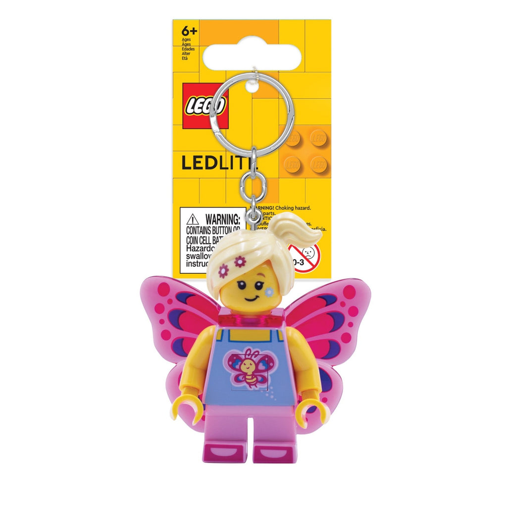 LEGO Classic Butterfly Girl Keychain Light