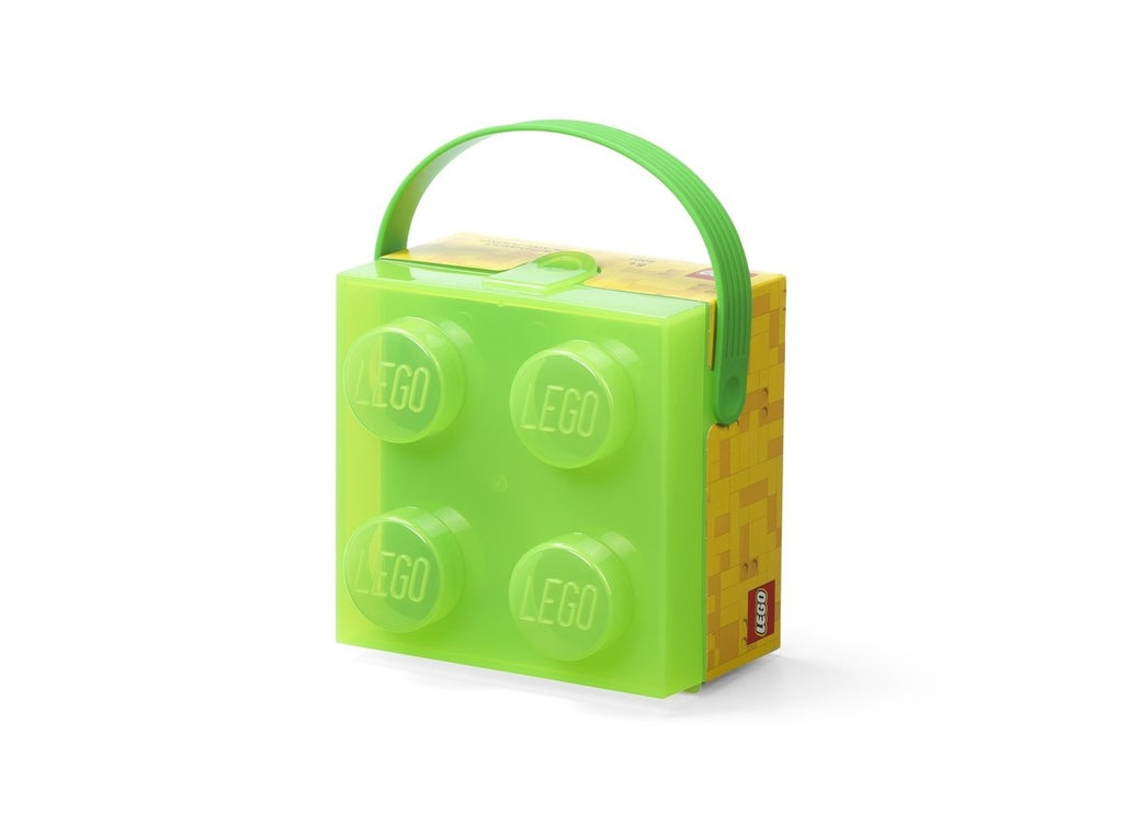 4024 LEGO Lunch Box with Handle - Translucent Green