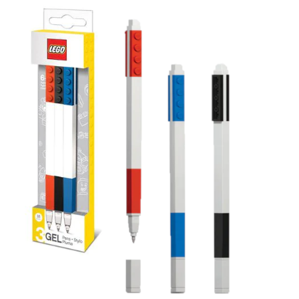 LEGO 3-Pack Gel Pen Set