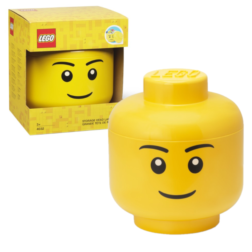 LEGO Large Iconic Storage Head Boy