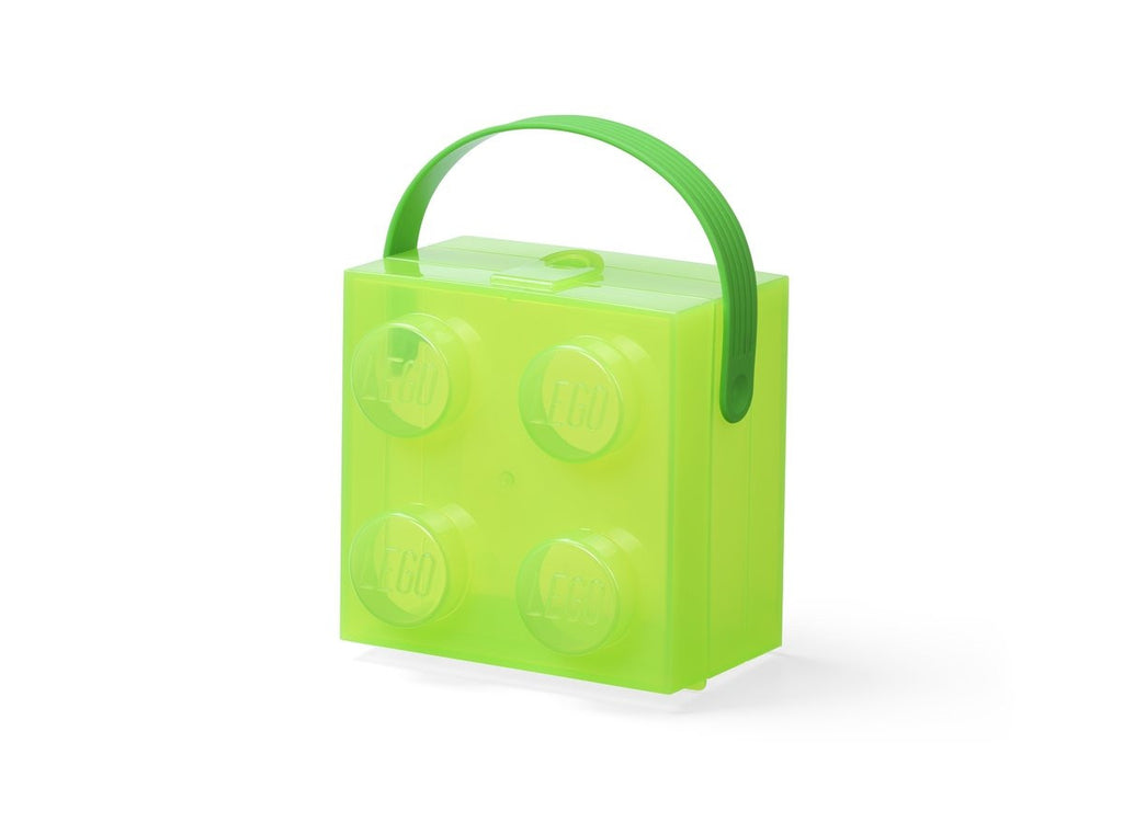 4024 LEGO Lunch Box with Handle - Translucent Green