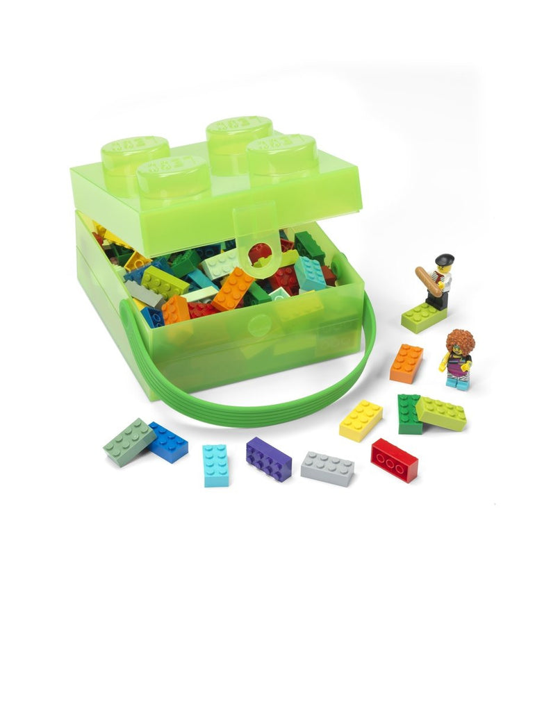 4024 LEGO Lunch Box with Handle - Translucent Green