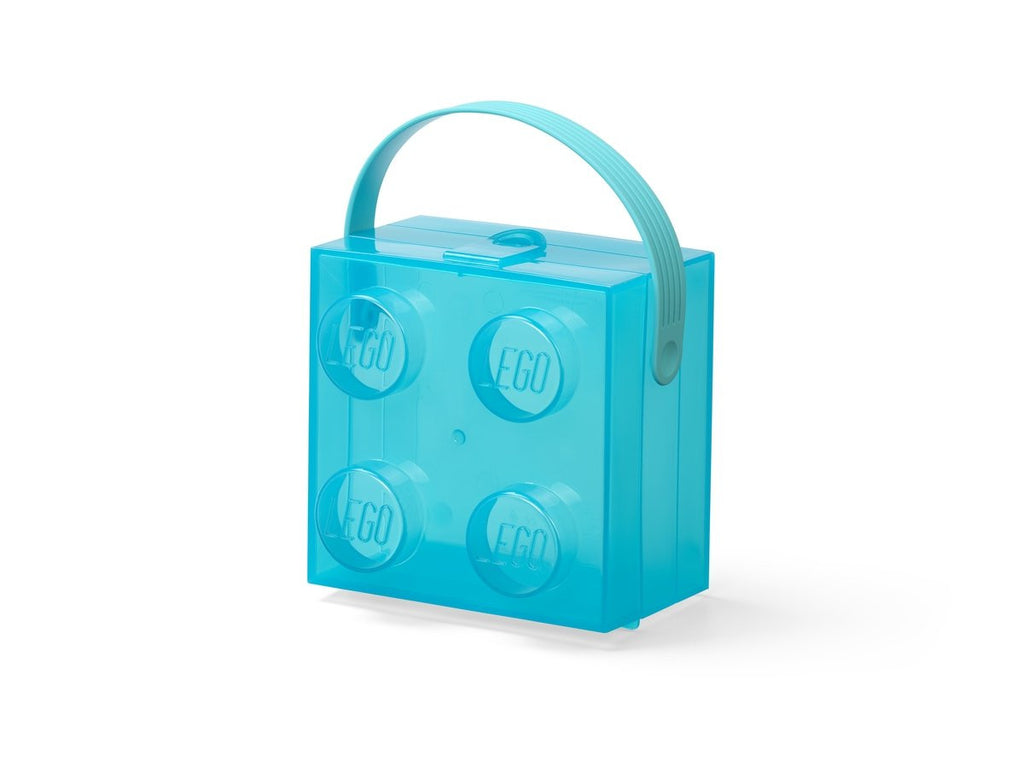 4024 LEGO Lunch Box with Handle - Translucent Light Blue