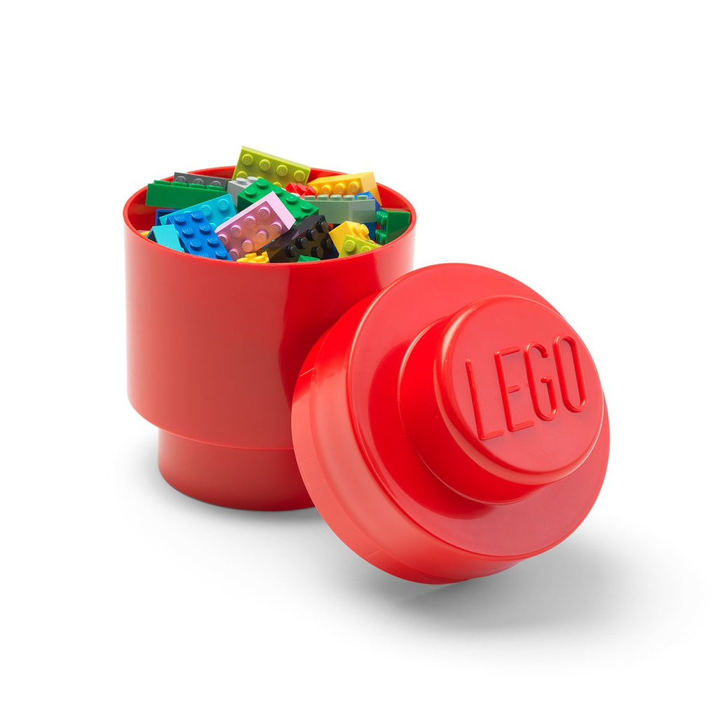 4030 LEGO Storage Brick - 1 Knob Round Red