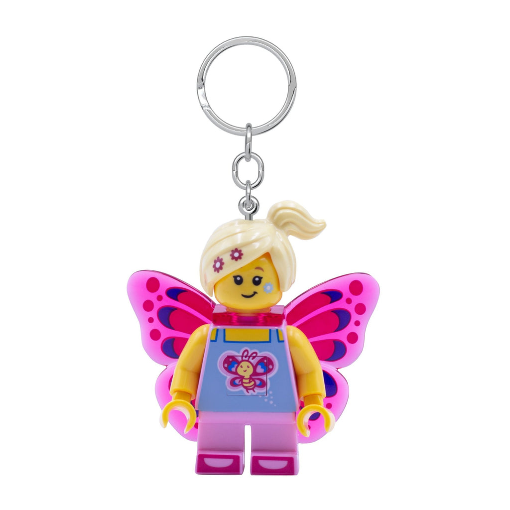 LEGO Classic Butterfly Girl Keychain Light