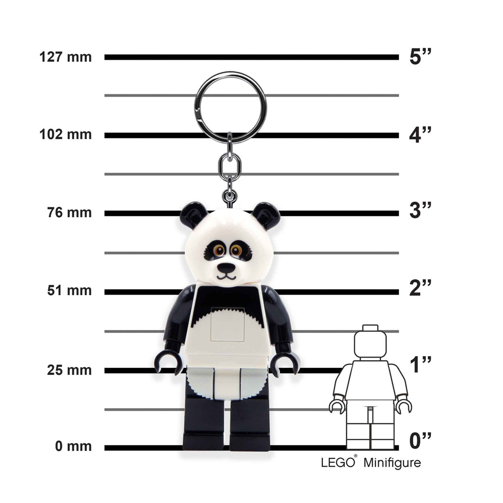 LEGO Iconic Panda Guy Keychain Light