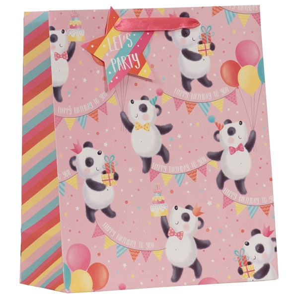 Medium Gift Bag - Panda Party