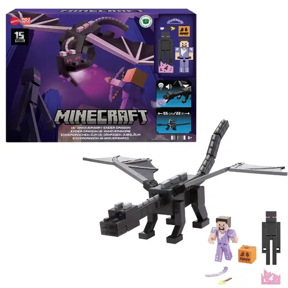 Minecraft Ender Dragon Action Figure Set – Pops Toys