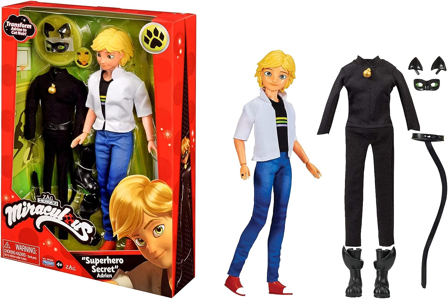 Miraculous Superhero Secret Adrien – Pops Toys - Main Image