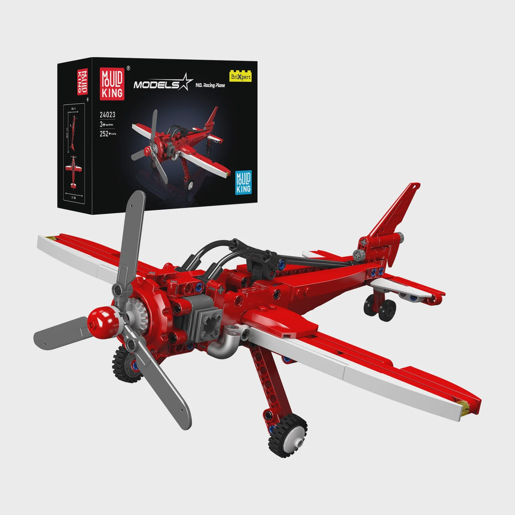 Mould King Technique Mini Racing Plane - 252 Pieces - 31cm Wingspan