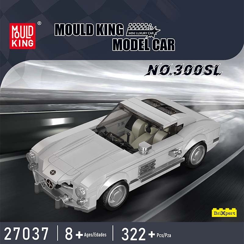 Mould King Famous Cars Mercedes 300 SL