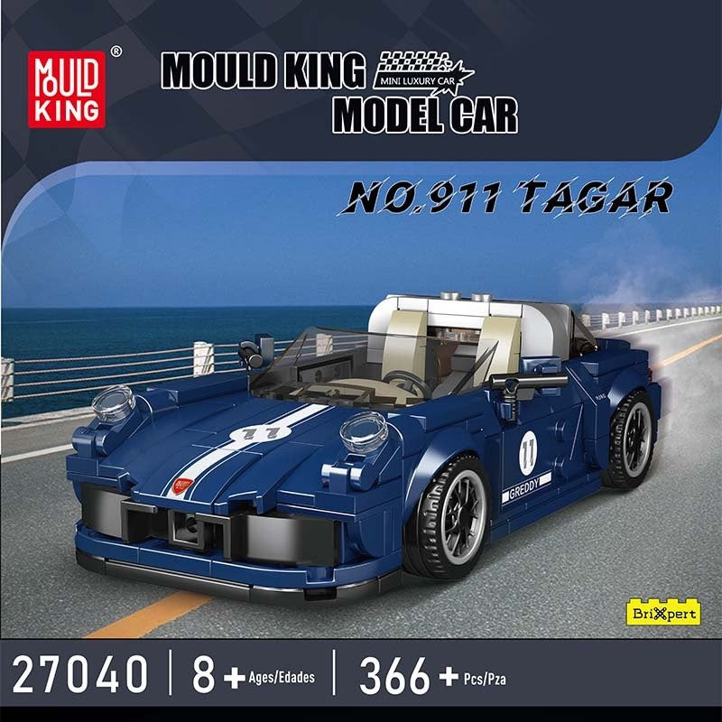 Mould King Famous Cars Porsche 911 Targa