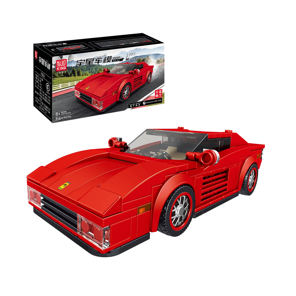 Mould King Famous Cars Ferrari Testarossa