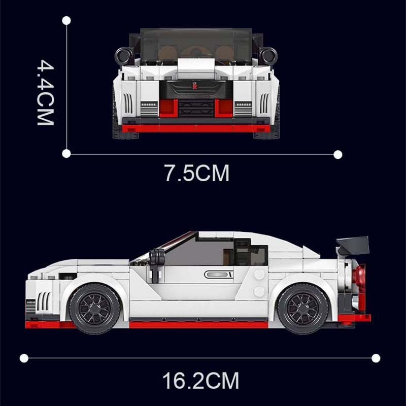 Mould King Famous Cars Nissan GTR R35