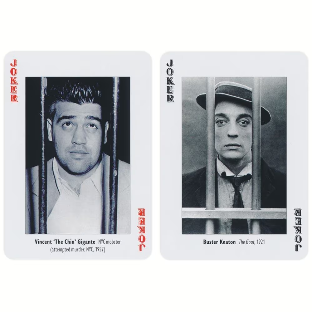 Mugshots Playing Cards