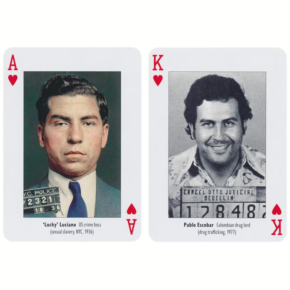 Mugshots Playing Cards