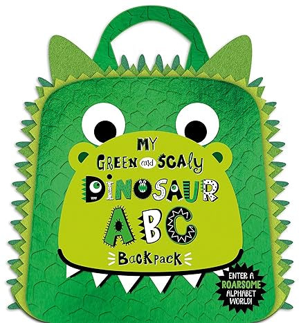 My Green and Scaly Dinosaur ABC Backpack