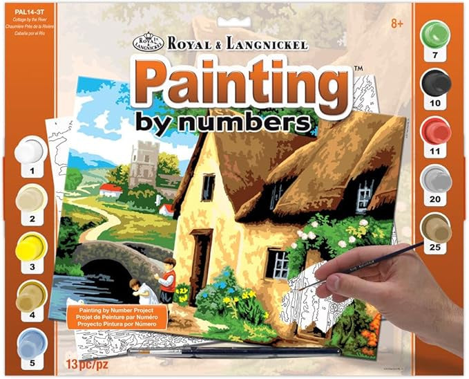 Paint By Numbers Adult - Cottage By the River