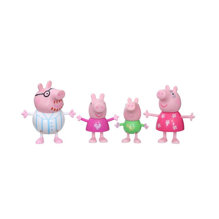 Peppa Pig - Peppa's Adventures Peppa's Family Bedtime Figure 4-Pack in Pajamas