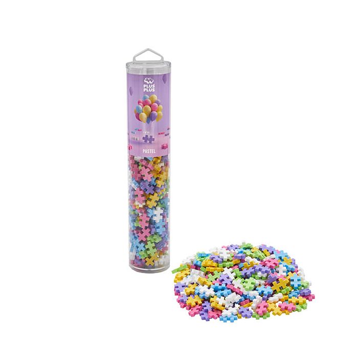 Plus-Plus 240pce Tube - Pastel