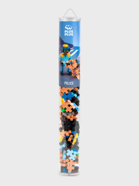 Plus-Plus Police 100 Piece Tube