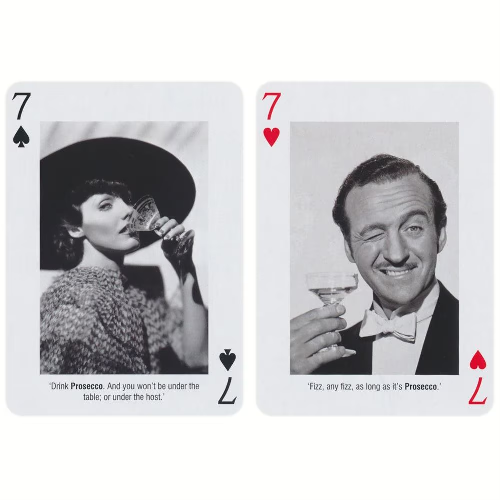 Prosecco Playing Cards