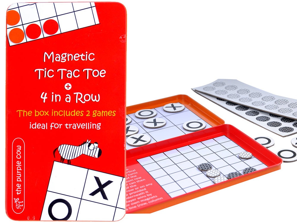 Purple Cow Games Magnetic Games Tic Tac Toe