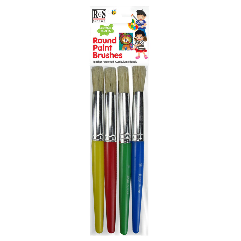 RGS Round Paint Brushes 4pc – 16#