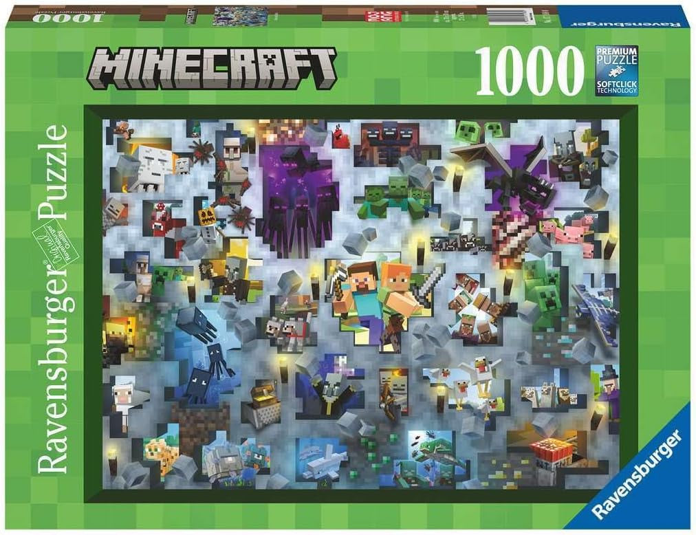 Ravensburger Minecraft Mobs 1000 Piece Puzzle