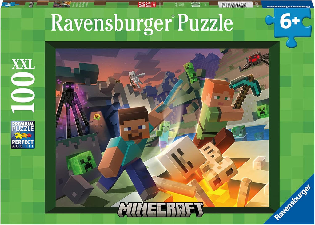 Ravensburger Minecraft Monster 100 Piece XXL Puzzle