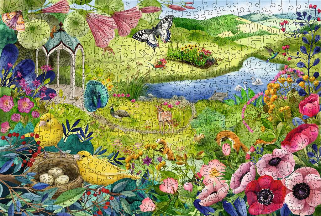 Ravensburger Nature Garden 500 Piece Wooden Puzzle