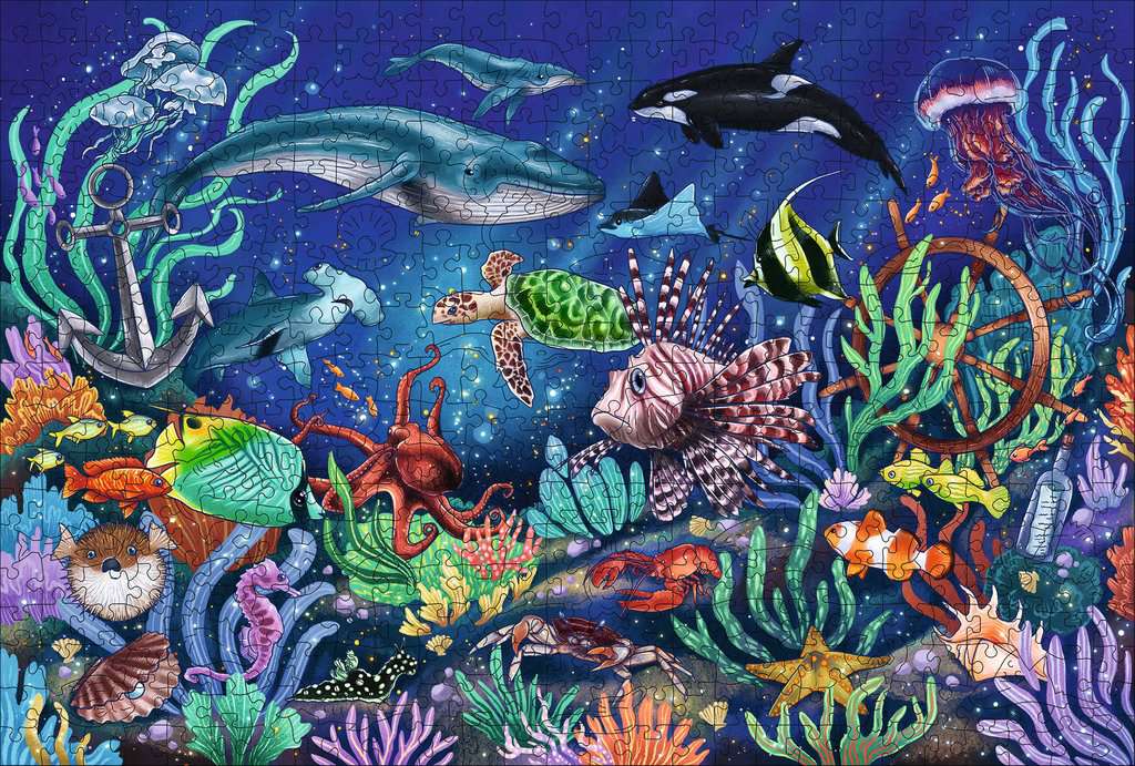 Ravensburger Under The Sea 500 Piece Wooden Puzzle