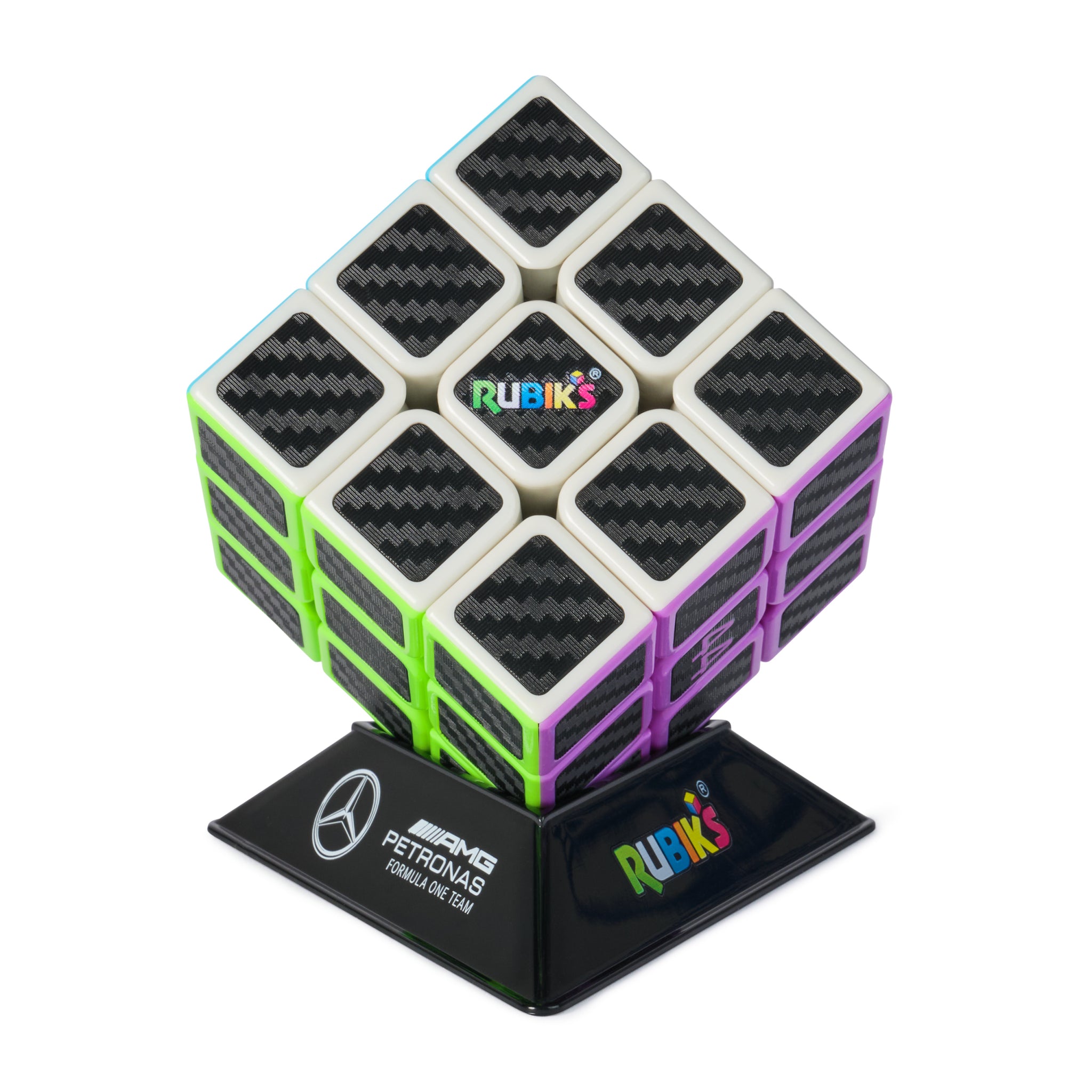 Rubik's Cube Mercedes Carbon Fibre Cube – Pops Toys