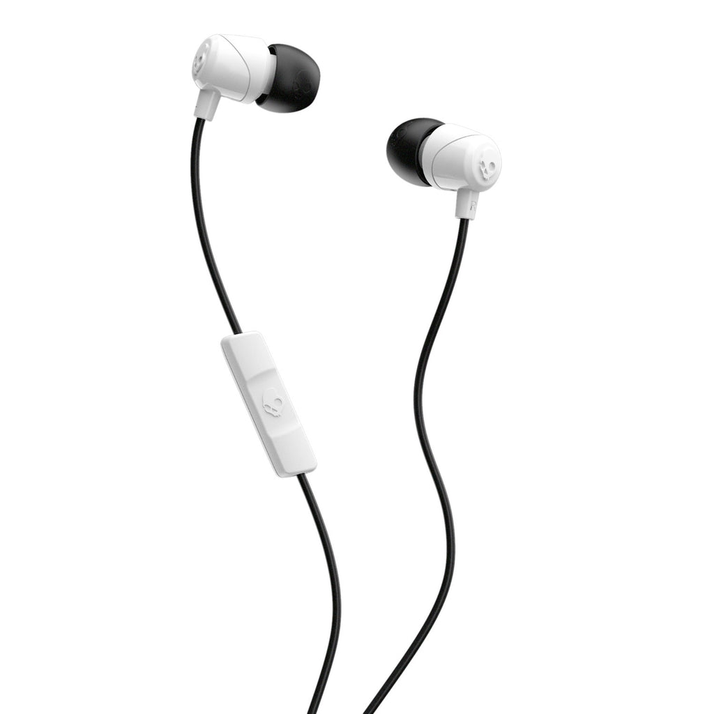 Skullcandy Jib In-Ear Wired Earbuds with Mic - Black & White