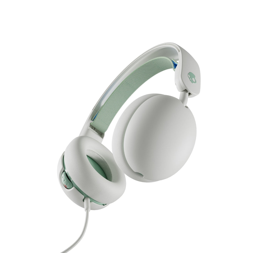 Skullcandy Grom Over-Ear Wired Headphones for Kids - Bone Seafoam