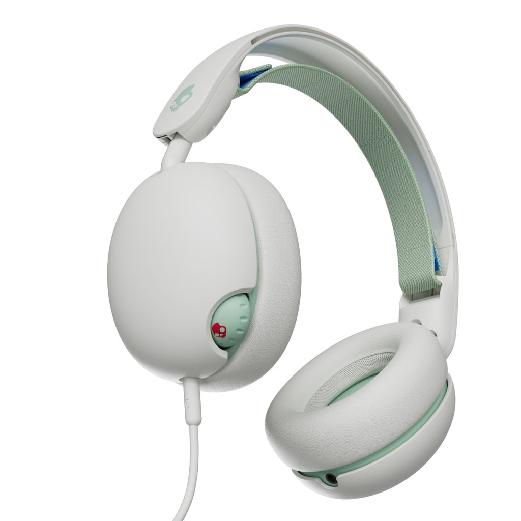 Skullcandy Grom Over-Ear Wired Headphones for Kids - Bone Seafoam