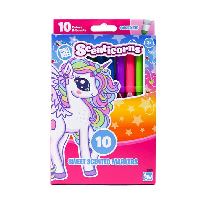 Scenticorns Scented Supertip Markers 10 Piece