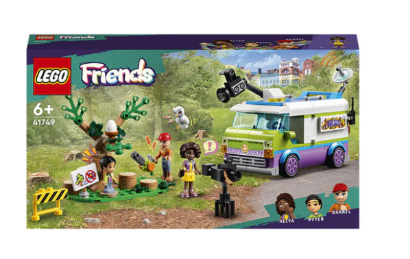 LEGO® Friends Newsroom Van Building Toy Set 41749